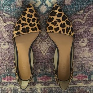J Crew leopard flats